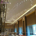 Moderne Luxus Kristall Squar Pentand Lampe mit Projece Hotel